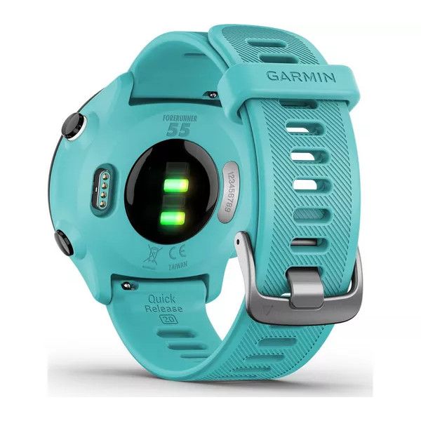 Garmin Forerunner 55 Running Watch - Aqua Blue