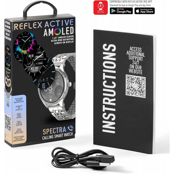 Reflex Active Spectra Amoled Calling Smart Bracelet Watch