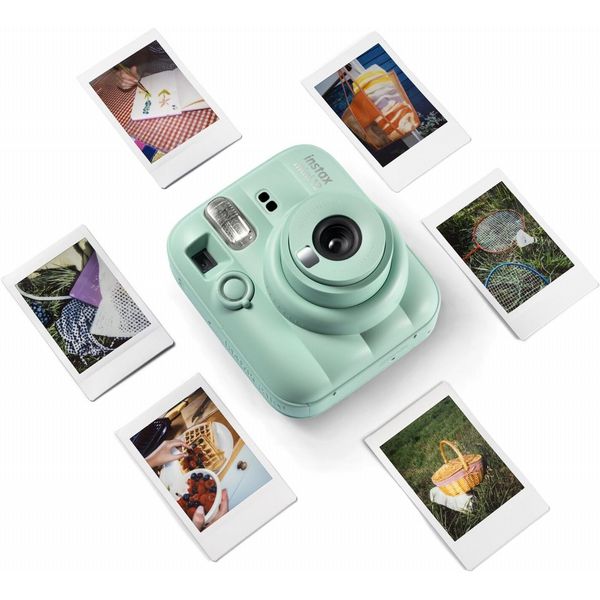 Fuji Instax Mini 13 Lagoon Green and 20 Shot Film Bundle