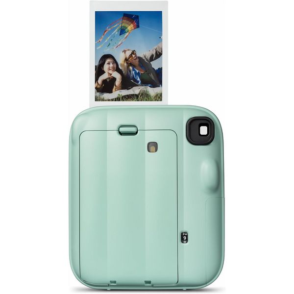 Fujifilm Instax Mini 13 Lagoon Green Instant Camera + 30-Pack Film Bundle (Twin Pack & Black Edge)