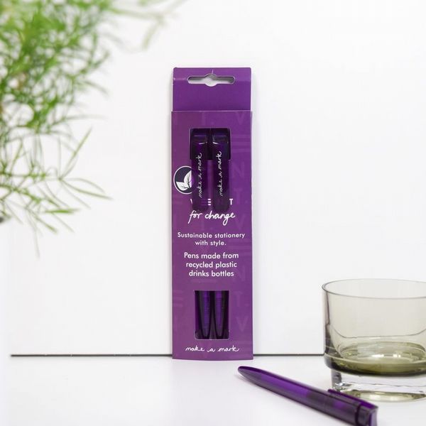 Make a Mark Recycled Pens � Purple
