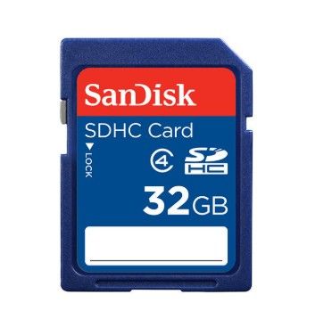Sandisk 32GB SDHC Class 4 Memory Card - SD7040
