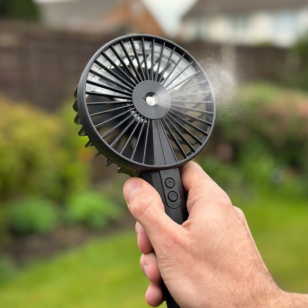 Rechargeable Mist Fan Black
