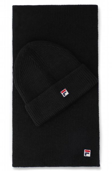 Black Maxim Beanie and Scarf Set