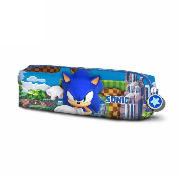 Sonic the Hedgehog Game Square Pencil Case - Blue