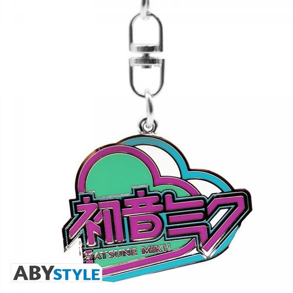 Hatsune Miku Heart Metal Keychain