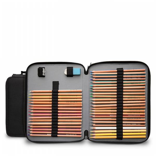 Jackson's : Black Pencil Case : Holds up to 142 Standard Pencils