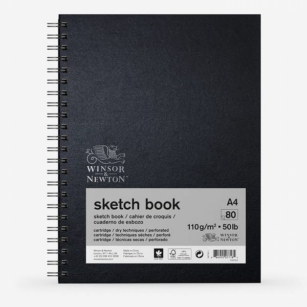 Winsor & Newton : Spiral Sketch Book : 110gsm : 80 Sheets : A4